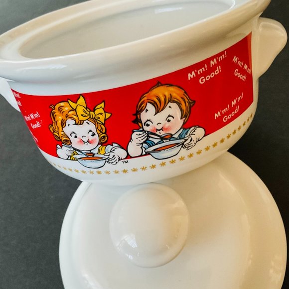 CAMPBELL SOUP Vintage 1998 Covered Soup Bowls EUC - Picture 2 of 7